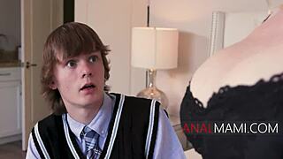 Stepson Fills My Tight Butthole While Hubby Gets My Vagina Only!