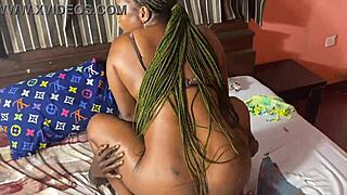 i stretched her juicy black pussy wide with my throbbing bbc creampie finish