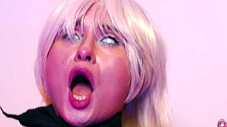 sexy teen skye spots her crush's big cock. she rides him cowgirl close-up wet.