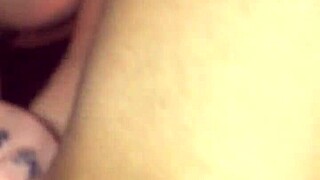 European couple explores intimate moments in trimmed video