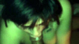 European couple explores intimate moments in trimmed video