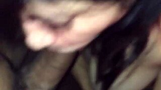 European couple explores intimate moments in trimmed video