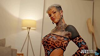 new ink no room but always space for huge cock! stefani marz takes it rough!!