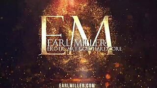 riley SHOVES glass dildo deep in SHY pussy HIGH HEELS