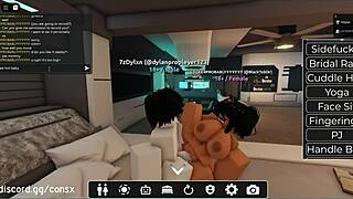 Gringa Perrita Bent Over Doggystyle in Roblox