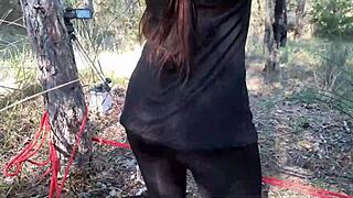 outdoor milf blows deep bonds creampies in three wild scenes