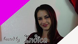 fem fetish report features kitty catherine and indica's monster toy play in extreme session