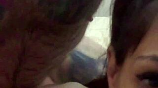 candie cross poses naked on camera while getting fucked deep then facial cumshot