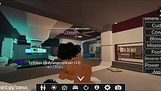 Gringa Perrita Bent Over Doggystyle in Roblox