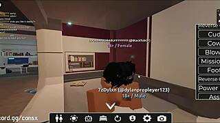 Gringa Perrita Bent Over Doggystyle in Roblox