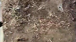 black whore prostitute flaunts her juicy ass and curves seductively