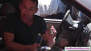 carwasher bffs trade blowjobs for cash in wild group fuck