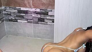 Sexy Colombiana Rides Cock Wild with Creampie Finish