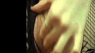 liz vicious teases pussy at lonely dinner party with intense solo play