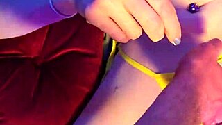 husband bends wife over for sloppy creampie after ripping clothes off her small waist