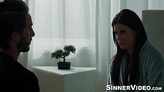 my pussy throbs as lucas frost licks and drills me hard