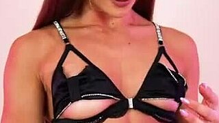 hannahjames710 tries on sexy hunkemoller see-through lingerie bra panties and thong