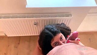 i can't get enough of this cute brunette's rough face fuck on my big throbbing cock perfect body teen