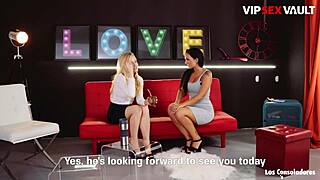 Skinny blonde sicilia surprises andy stone with claudia bavel's huge tits for ffm threesome fun