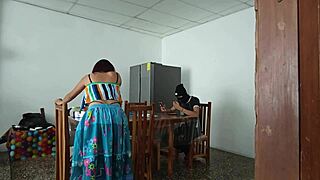 wanna see this sinful maid spread her pretty pussy wide?