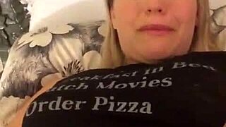 blonde shaves pussy vibrates to squirting solo orgasm