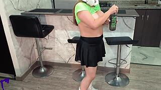 latina milf stepmom rides hard in gym outfit with big tits cumshot