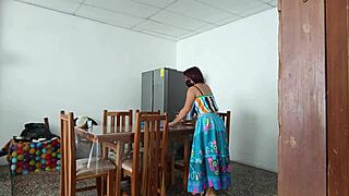 wanna see this sinful maid spread her pretty pussy wide?