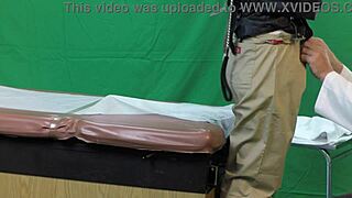 yo scarlett johnson gets her pussy inspected deep in this medical check