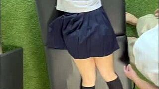 girl expects massage but craves sneaky pov fuck from masseur getting off hard inside