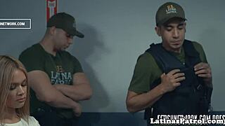 beautiful latina immigrant rides agent's cock in casting