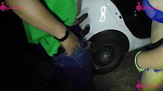 Luluhotwifex: husband films as i squirt on stranger's cock outdoors?