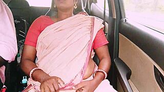 Indian Maid Fucks Hard In Car With Dirty Telugu Talk