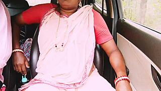 Indian Maid Fucks Hard In Car With Dirty Telugu Talk
