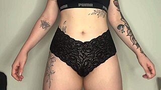 Ever notice how her cameltoe teases through those tight panties up close?