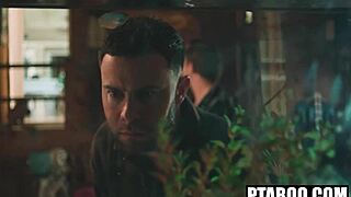 Travel buddies rescue naked petite teen in airbnb with hardcore anal assfucking