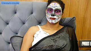 Desi housewife craves wild passionate fucking from husband big cock deepthroat cowgirl orgasms