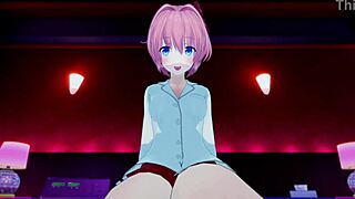 Sayori's Thighs Squeeze Cock Before Titty Fuck Explosion