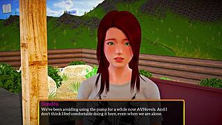 Sideways pounding slams big tits and ass while monster cock stretches her wide in family fun.