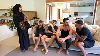 Arab virgin saved for marriage gets gangbanged by four guys now?