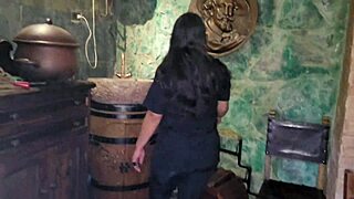 i felt so turned on transforming in the queen's castle room latina crossdresser vibes
