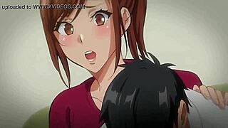 Hentai cuckold milf rides big cock anal cowgirl before creampie in teen ass!
