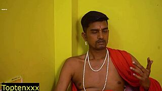 young raja babu rams his maid's tight pussy hardcore in the chamber!