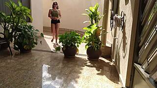 WIFE TEASES GAS DELIVERY GUY INTO WILD OUTDOOR FUCK!