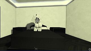 Horny Slut Gets Pussy Dicked Deep In Roblox
