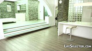 boss rachele richey takes hardcore pov blowjob to facial cumshot