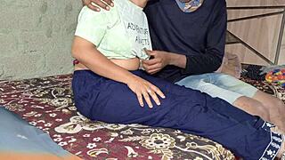 In the indian village, desi girlfriend shares romantic sex passion with lover in full hindi heat.