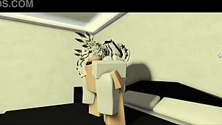 Horny Slut Gets Pussy Dicked Deep In Roblox