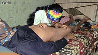 In the indian village, desi girlfriend shares romantic sex passion with lover in full hindi heat.