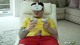 imagine this redhead gilf's huge tits bouncing as granny gets hardcore fucked in vr fantasy