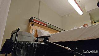 latexi69 slams dildo deep in ass with latex gloves on sex machine solo